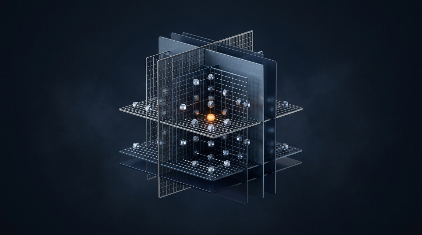 Editorial 3D concept representing automated technical examination