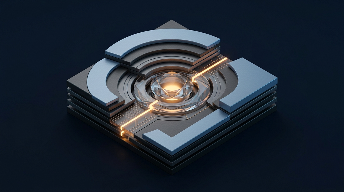 Editorial 3D concept representing technical data mining and analysis