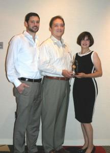 Jerry Link and colleagues receiving the Challenge Medal